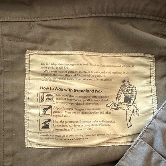 Fjallraven Men's sz 36 Gaiter Trousers No. 1 Olive Cargo Pants button fly - Picture 7 of 15